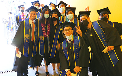 Class of 2022: "You now have a new super power. You are Anteater Engineers!” said Dean Magnus Egerstedt. Class of 2022 new graduates celebrate at Commencement