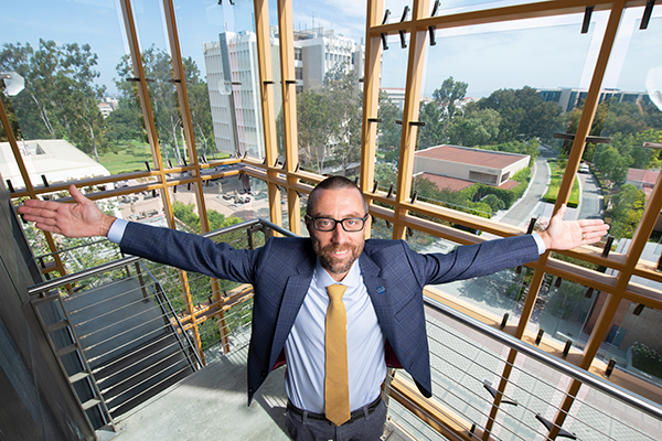 "I started looking for a place that was ambitious, hungry, and had outstanding faculty, students and staff," said new Samueli School of Engineering Dean Magnus Egerstedt. "UCI is firing on all those cylinders, and it is clear that the Samueli School of Engineering is a place where one can make big things happen." Photo by Steve Zylius / UCI. "I started looking for a place that was ambitious, hungry, and had outstanding faculty, students and staff," said new Samueli School of Engineering Dean Magnus Egerstedt. "UCI is firing on all those cylinders, and it is clear that the Samueli School of Engineering is a place where one can make big things happen." Photo by Steve Zylius / UCI.