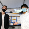 Jacob Calendine and Christopher Kim are designing a device that would use the mechanical pumping of the heart to create electricity to power and extend the life of an implantable pacemaker.