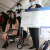 The Autopilot Wheelchair uses auto-driving safety features, such as obstacle detection and avoidance, route tracking and brake assist, to protect users.