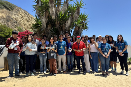 UCI-Crystal Cove Environmental Engineering Summer Institute attendees on June 16, 2025