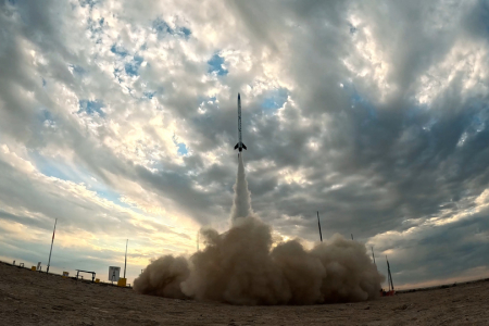 The winning launch of the UCI Rocket Project Solids at the 2025 International Rocket Engineering Competition (IREC)