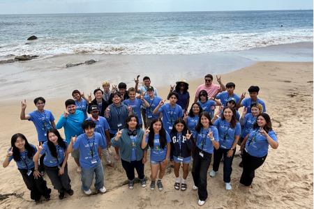 Students attending the UCI-Crystal Cove Environmental Engineering Summer Institute (EESI) at Crystal Cove State Park