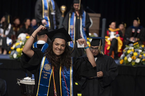 The Samueli School of Engineering awarded approximately 113 doctorates, 275 master’s degrees and 827 bachelor’s degrees at its commencement ceremony on June 16, 2024. Steve Zylius The Samueli School of Engineering awarded approximately 113 doctorates, 275 master’s degrees and 827 bachelor’s degrees at its commencement ceremony on June 16, 2024. Steve Zylius